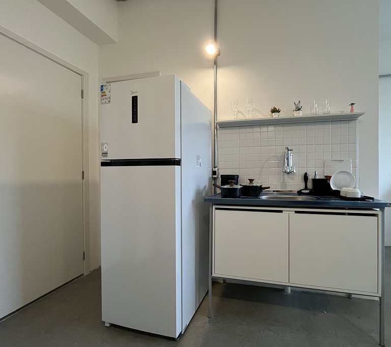 "Studio aconchegante próximo ao metrô e atrações"