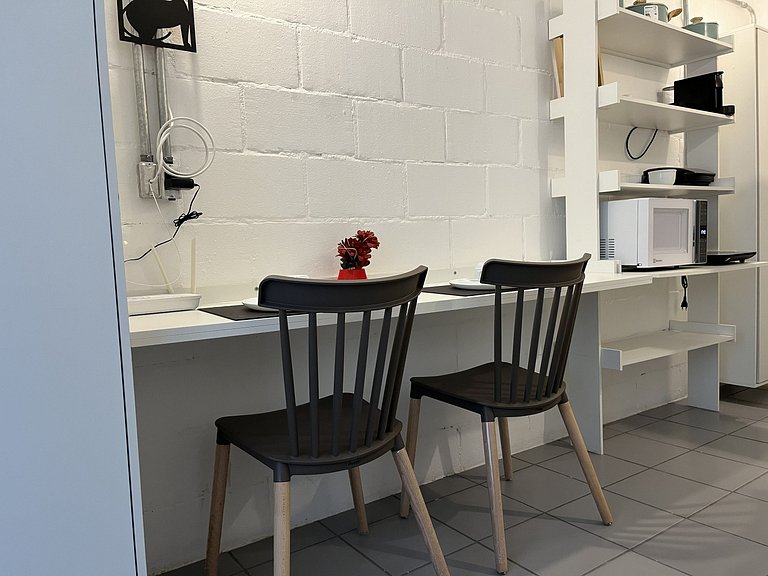 Studio compacto e confortável no coração da cidade