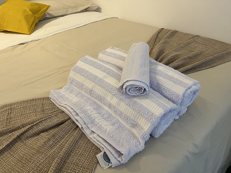 Studio compacto e confortável no coração da cidade